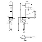 Best Design Wastafelkraan Nero-Polina (Zwart, Mat) | BAUHAUS