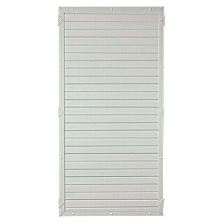 T & J Lightline Sichtschutzelement (90 x 180 cm, Weiß)