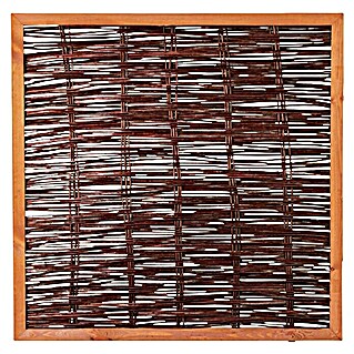 T & J Sichtschutzelement Fako (120 x 120 cm, Braun)