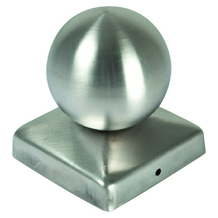 T & J Pfostenkappe Metall (9 x 9 cm, Stahl, Rund) | BAUHAUS