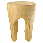 Beistelltisch Leg (Natur, Ø x H: 28 x 38 cm, Holz) | BAUHAUS