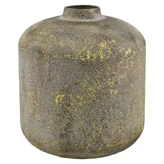 VaseØ x H: 23 x 25 cm, Metall, Antik Gold