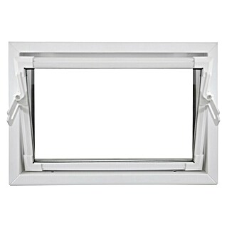 Solid Elements Ventana abatible Q59 (90 x 60 cm, Blanco)