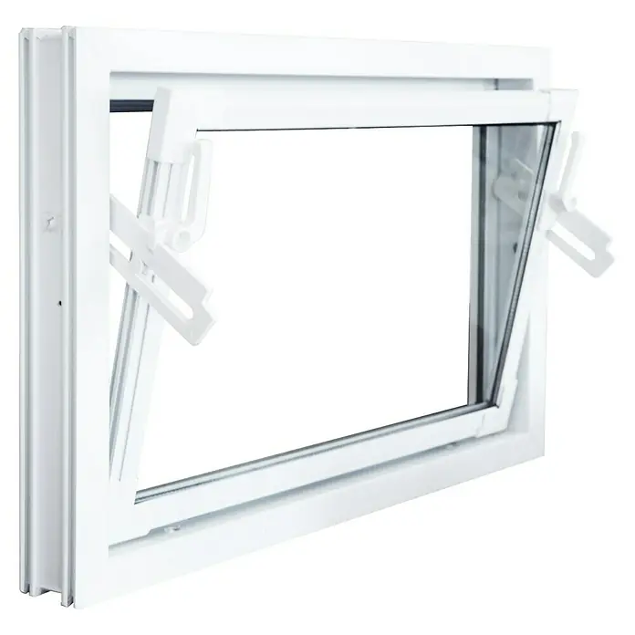 Solid Elements Kippfenster Q59 - 90 x 60 cm, Weiß - Weißes Kippfenster mit Beschlägen für eine vielseitige Belüftung. Dieses Kippfenster bietet eine einfache Bedienung und ein modernes Design für Ihr Zuhause.