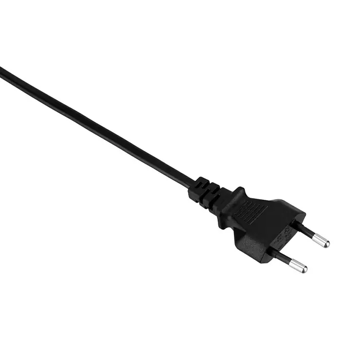 REV Verlängerungskabel - 3 m, Schwarz, IP20, H03VVH2-F - Schwarzer Eurostecker mit Kabel. Der Stecker ist für europäische Steckdosen und Geräte geeignet. Praktisch und sicher.