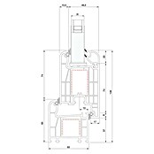 Nebeneingangstür KF-02 (98 x 198 cm, DIN Anschlag: Links, Weiß) | BAUHAUS