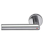 Diamond Doors Zimmertürgarnitur L-Form Premium Smart2Lock links (Edelstahl, Türstärke: 38 mm - 45 mm, Edelstahl, L-Form, Links) | BAUHAUS