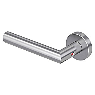 Diamond Doors Zimmertürgarnitur L-Form Premium Smart2Lock links (Edelstahl, Türstärke: 38 mm - 45 mm, Edelstahl, L-Form, Links)