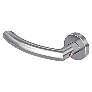 Diamond Doors Zimmertürgarnitur Wisconsin Smart2Lock links (Stärke Tür: 38 mm - 45 mm, Edelstahl, L-Form, Edelstahl, Links)