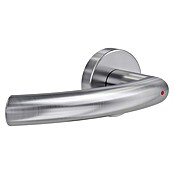 Diamond Doors Zimmertürgarnitur Wisconsin Smart2Lock links (Stärke Tür: 38 mm - 45 mm, Edelstahl, L-Form, Edelstahl, Links) | BAUHAUS