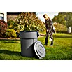Rotho Standard-Mülleimer Titan (85 l, Kunststoff, Grau) | BAUHAUS