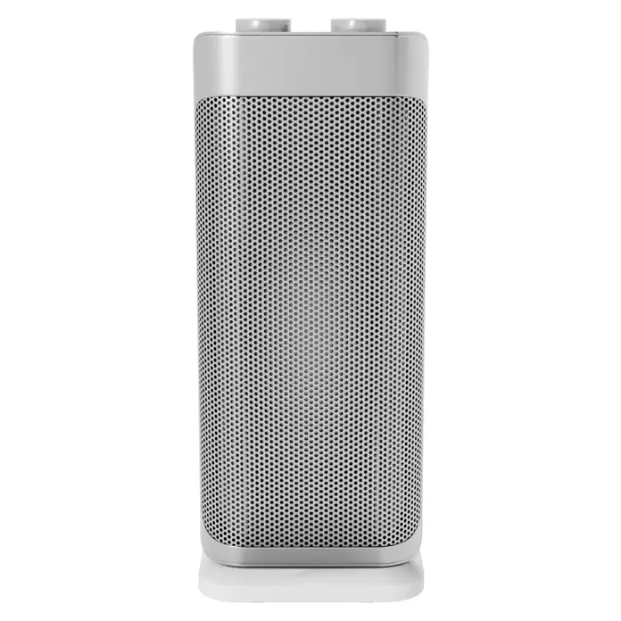 Voltomat HEATING Keramik-Heizlüfter Mini Tower - 2.000 W, Silber, 20,5 x 16,2 x 44,5 cm