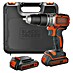 Black+Decker Llave de impacto de batería BL188KB-QW 