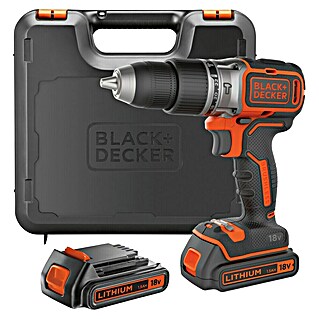 Black+Decker Llave de impacto de batería BL188KB-QW (18 V, 2 baterías, 1,5 Ah)