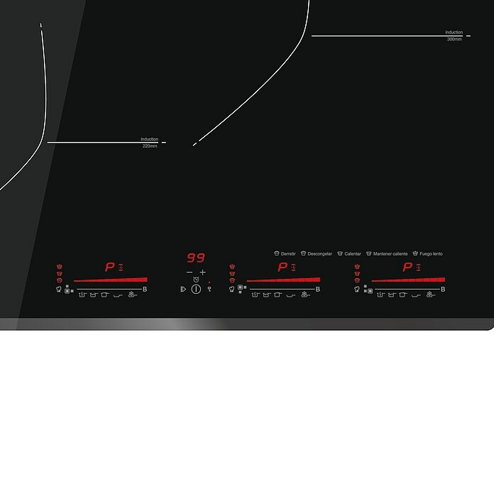 Edesa Placa de inducción EIM 6330 (An x L: 59 x 52 cm) | BAUHAUS