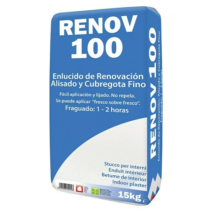 Baixens Plaste Renov 100 (15 kg, Blanco)