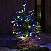 Konstsmide LED-Lichterkette (Farblos, Außen, Lichtfarbe: Mehrfarbig, Anzahl Leuchtmittel: 80 Stk., Batteriebetrieben) | BAUHAUS