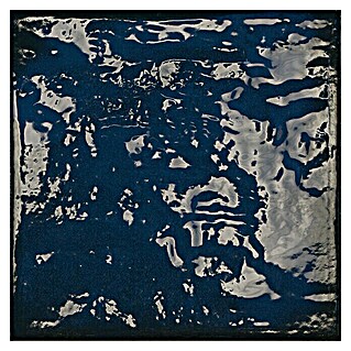 BHS Showroom Revestimiento de pared Rain (22,3 x 22,3 cm, Cuadrado, Blue, Brillante)