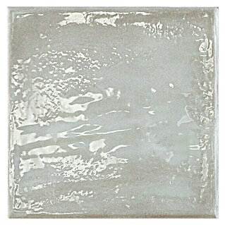 BHS Showroom Revestimiento de pared Rain (22,3 x 22,3 cm, Cuadrado, Grigio, Brillante)