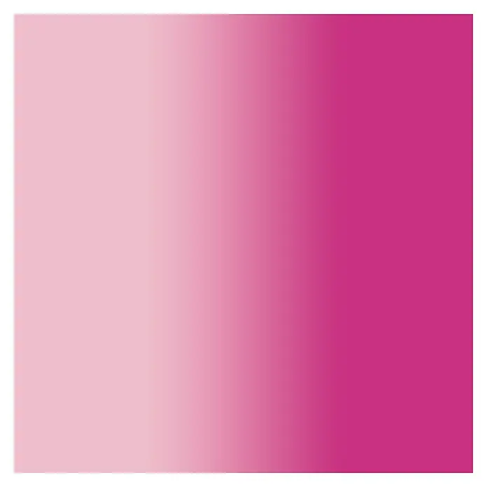 Cricut Vinylfolie Color Change Cold Permanent - 1 Stk., Rosa/Pink, 30 x 60 cm - Farbverlauf von hellem Rosa zu kräftigem Magenta mit weichem Übergang und schwarzem Rahmen für stilvolle Designs und Hintergründe.