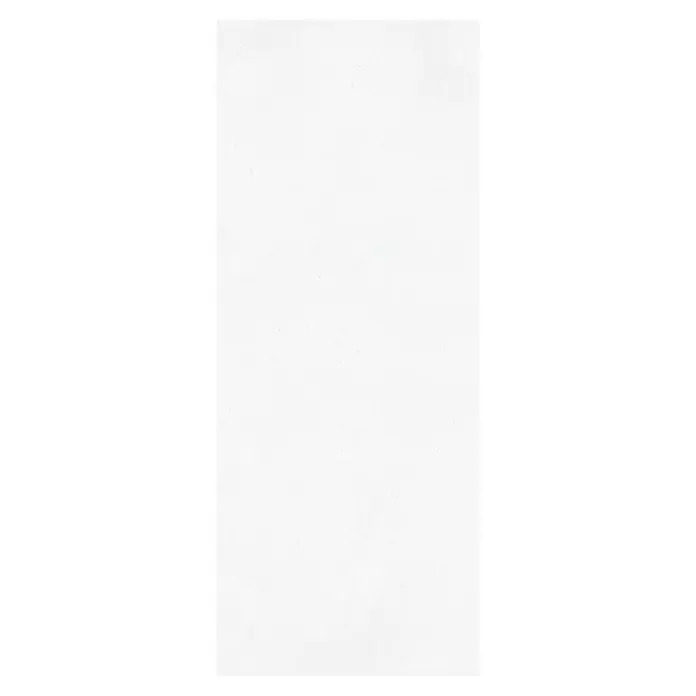 SanDesign Duschrückwandmuster - 17,5 cm x 7 cm x 3 mm, Vintage White - Ein elegantes, schwarzer Bilderrahmen umschließt ein weißes Blatt Papier, das eine minimalistische und zeitlose Ästhetik erzeugt.
