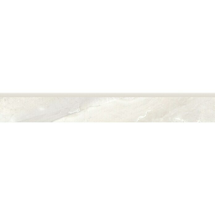 Sockelfliese Jasper Lux (8,3 x 60 cm, Grau, Teilpoliert)