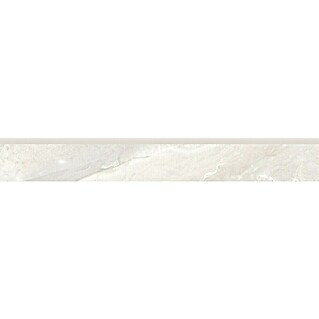 Sockelfliese Jasper Lux (8,3 x 60 cm, Grau, Schimmernd)