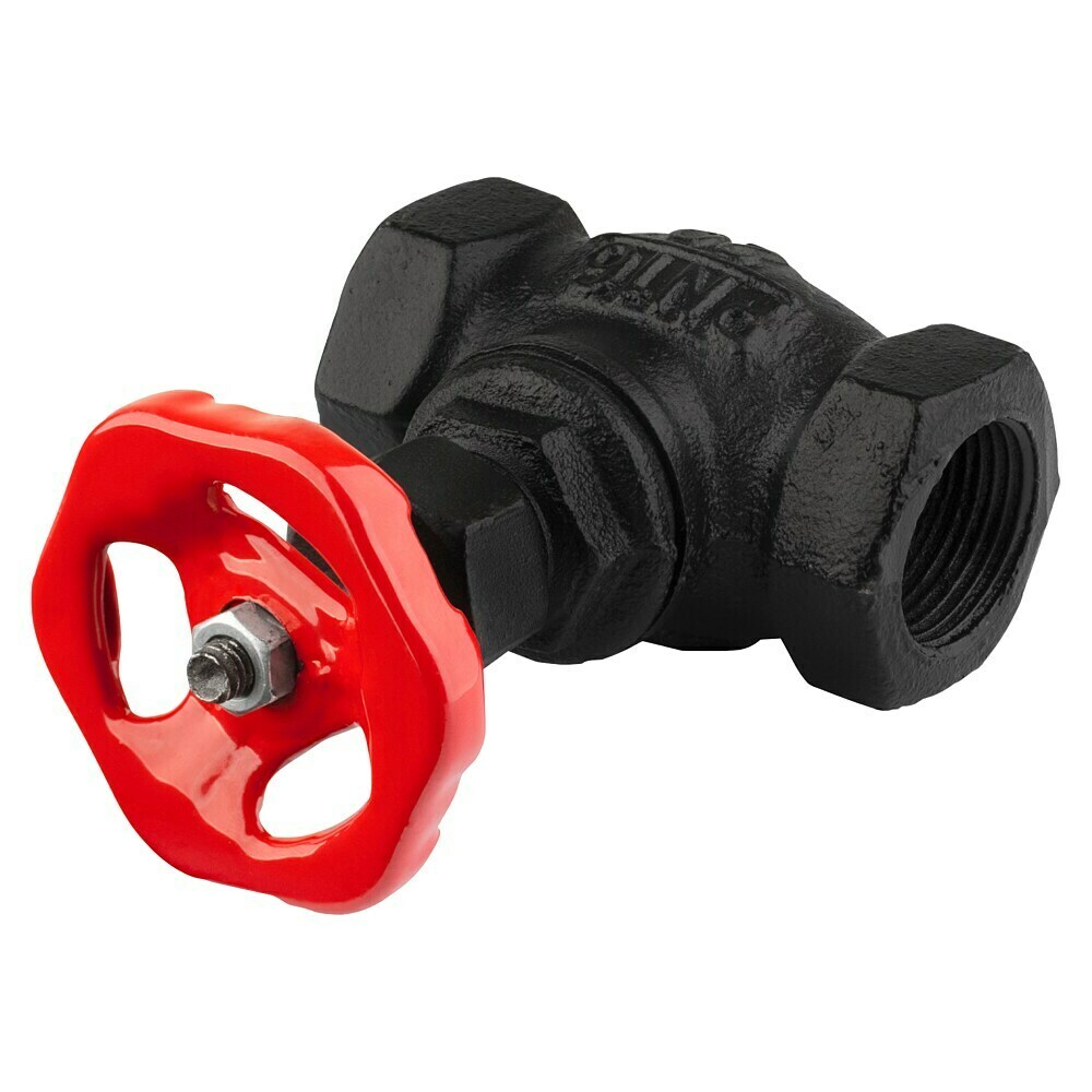 Valterra PVC-Torventil – 3,8 Cm X 2,5 Cm, Schwarz, Mit Edelstahl-Schäften