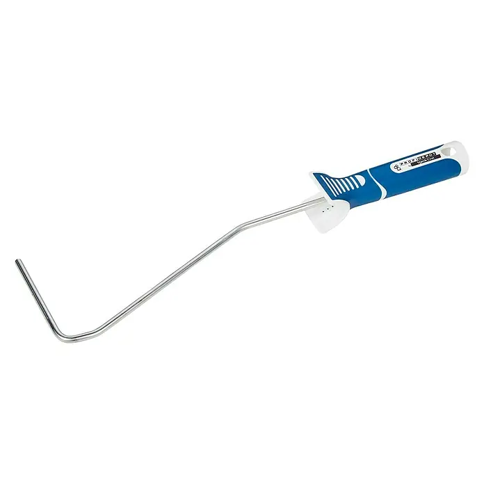 Profi Depot by Storch-Ciret Farbroller-Bügel 2KBügellänge: 39 cm, Geeignet für: Walzen 10 - 12 cm, Bügelstärke: 6 mm - Farbrollerbügel mit blauem Griff, ideal für Malerarbeiten. Solide Konstruktion für gleichmäßiges Auftragen.