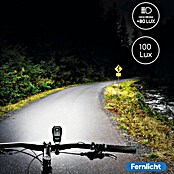 Fischer Fahrradbeleuchtungs-Set LUMOZ 180F/RBS (LED, Schwarz) | BAUHAUS