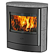 Fireplace Kaminofen Adamis (7 kW, Raumheizvermögen: 126 m³, Verkleidung: Speckstein, Schwarz)