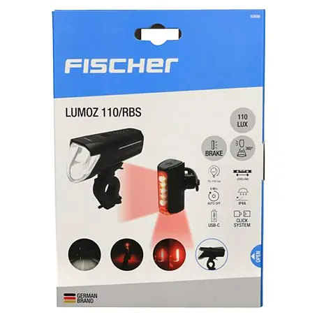 Fischer  Fahrradbeleuchtungs-Set