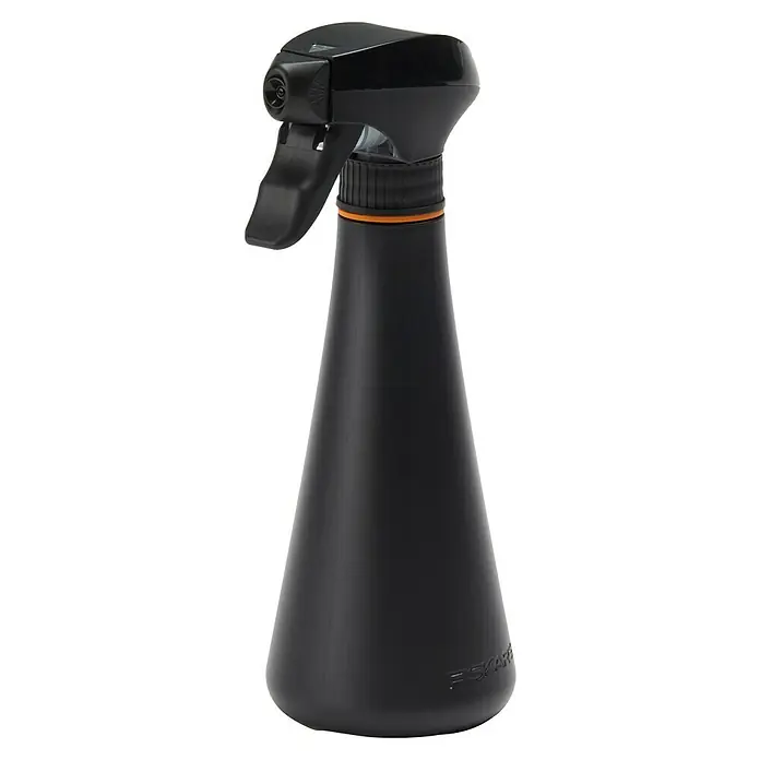 Fiskars Handsprüher - 0,3 l, Schwarz - Schwarze Fiskars Sprühflasche mit verstellbarer Düse für Gartenarbeit und Pflanzenpflege. Ideal zum Befeuchten und Besprühen.