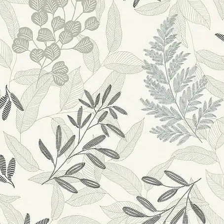 Papel pintado Vegetal nórdico