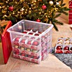 Sunware Aufbewahrungsbox Nesta (L x B x H: 48 x 36,5 x 36,5 cm, Geeignet für: Christbaumschmuck, Kunststoff, Transparent)