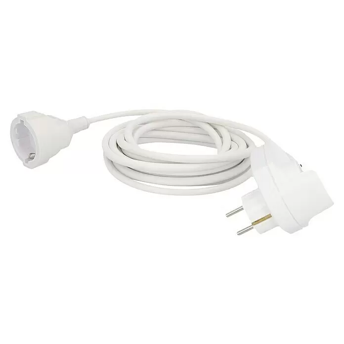 Verlängerungskabel PowerSplit5 m, Weiß, IP20, H05VV-F