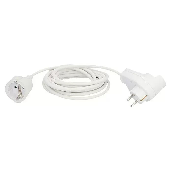 Verlängerungskabel PowerSplit5 m, Weiß, IP20, H05VV-F