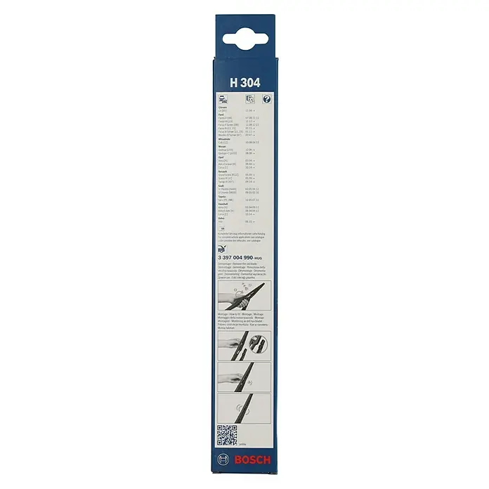 Bosch Heck-Scheibenwischer KSNH304 - 1 Stk. - Bosch H 304 Scheibenwischerverpackung.