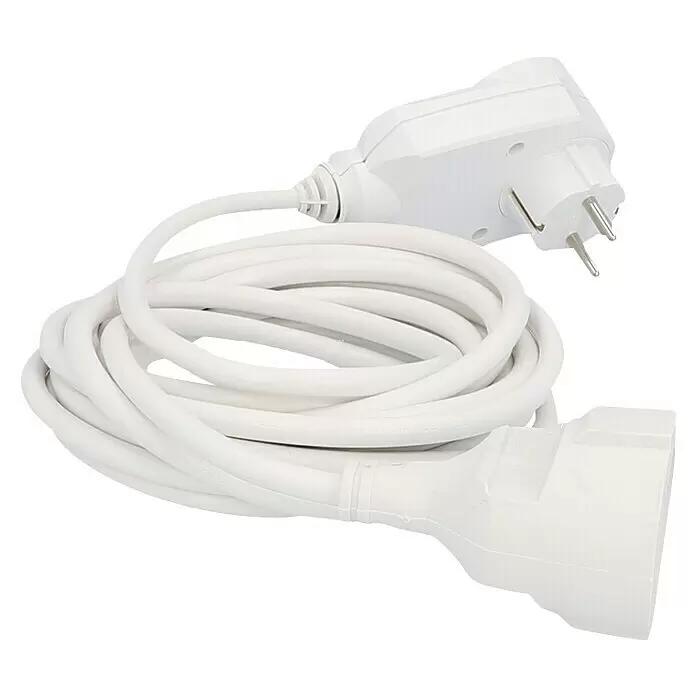 Verlängerungskabel PowerSplit5 m, Weiß, IP20, H05VV-F