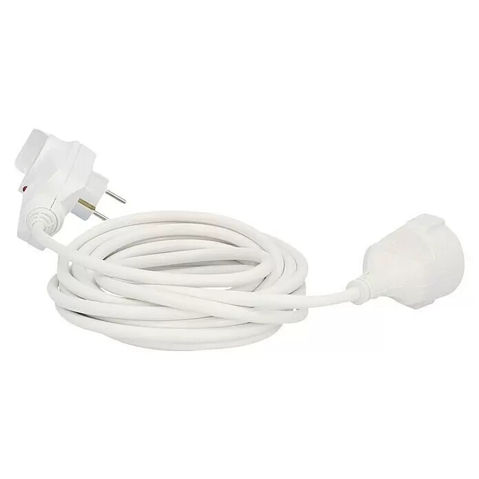 Verlängerungskabel PowerSplit5 m, Weiß, IP20, H05VV-F