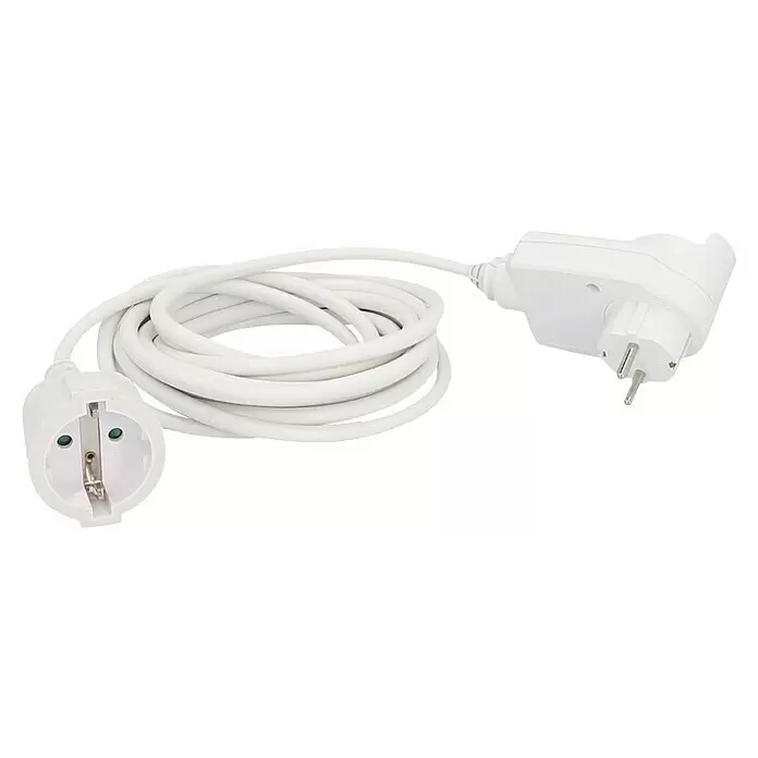 Verlängerungskabel PowerSplit5 m, Weiß, IP20, H05VV-F