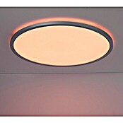 Brilliant LED-Deckenleuchte rund Tanida (46 W, Ø x H: 57 x 3,2 cm, Silber, RGBW) | BAUHAUS