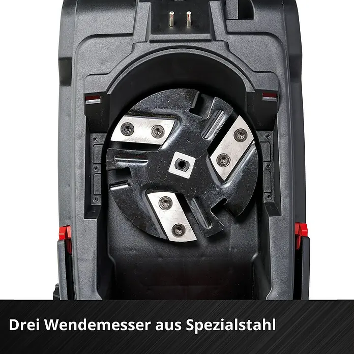 Einhell Power X-Change 18V Akku-Häcksler Redaxxo 36/25 - Max. Aststärke: 2,5 cm - Drei Wendemesser aus Spezialstahl.\n