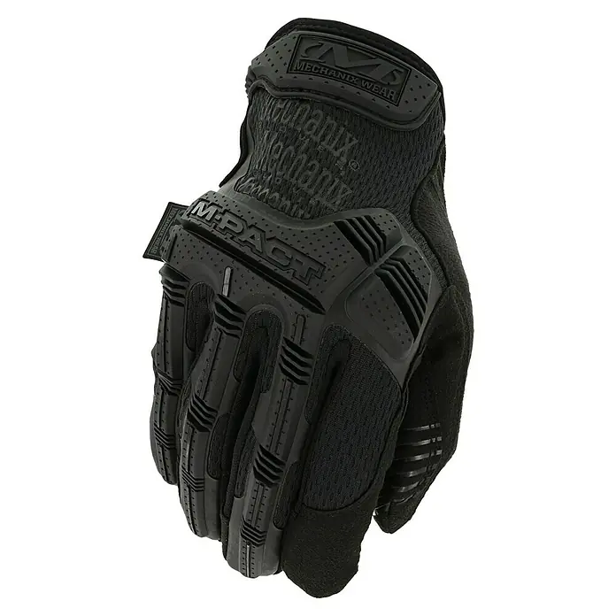 Mechanix Wear Arbeitshandschuhe M-Pact Covert - XL, Schwarz - Schwarzer Mechanix Wear M-Pact Arbeitshandschuh mit verstärktem Handrücken und Fingerschutz für hohe Beanspruchung.