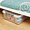 Sunware Aufbewahrungsbox Q-Line mit Rollen (L x B x H: 80 x 50 x 20 cm, Kunststoff, Transparent) | BAUHAUS