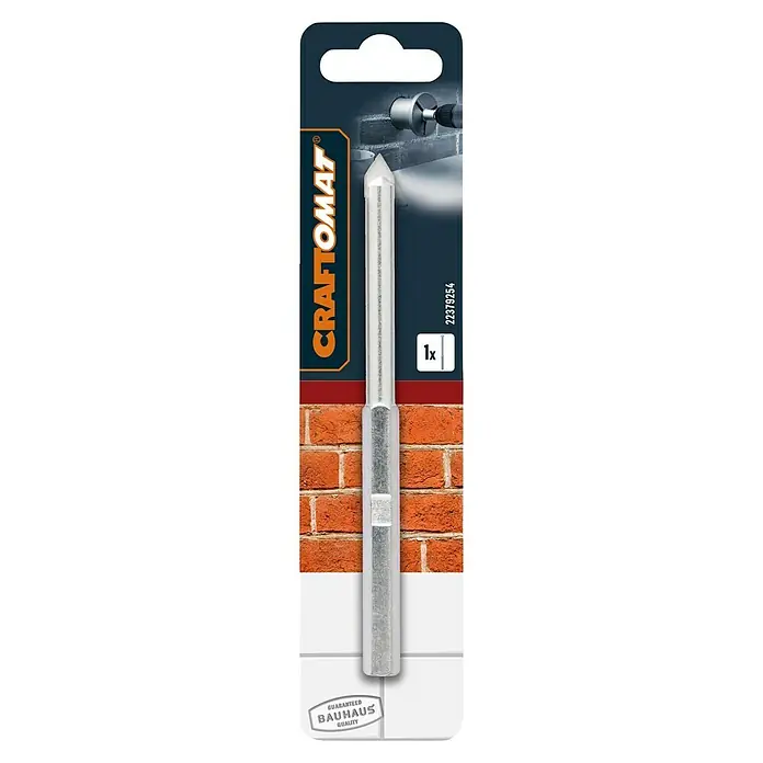 Craftomat Zentrierbohrer - Durchmesser Bohrer: 33 mm, Länge: 103 mm - Abbildung einer Craftomat Glasbohrers, ideal zum präzisen Bohren in Glas und Keramik, garantiert hohe Qualität und saubere Ergebnisse.