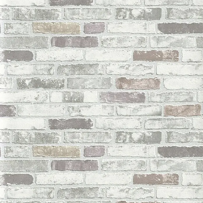 Arthouse, Papel Pintado De Ladrillo Pintado De Color Blanco