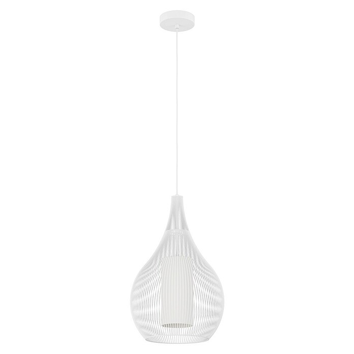 Eglo Lámpara colgante Razoni 1 (40 W, Blanco, Blanco, E27) | BAUHAUS