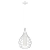 Eglo Lámpara colgante Razoni 1 (40 W, Blanco, Blanco, E27) | BAUHAUS