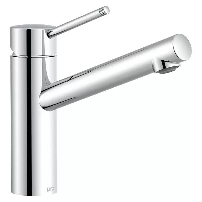 Lenz Spültischarmatur Ira - Chrom, Glänzend - Eleganter, verchromter Einhebelmischer in modernem Design. Marke Lenz.